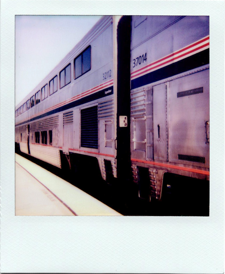 Choo chooooooooo. Somewhere between Dallas and Chicago.<br>Polaroid Spirit 600, 600 film