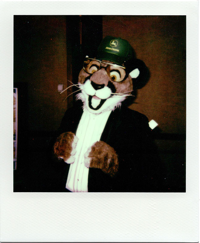 I only met Calamity once briefly at Texas Furry Fiesta 2013, but he was a friendly guy and will be missed.<br>Polaroid Spirit 600, Impossible Project film.