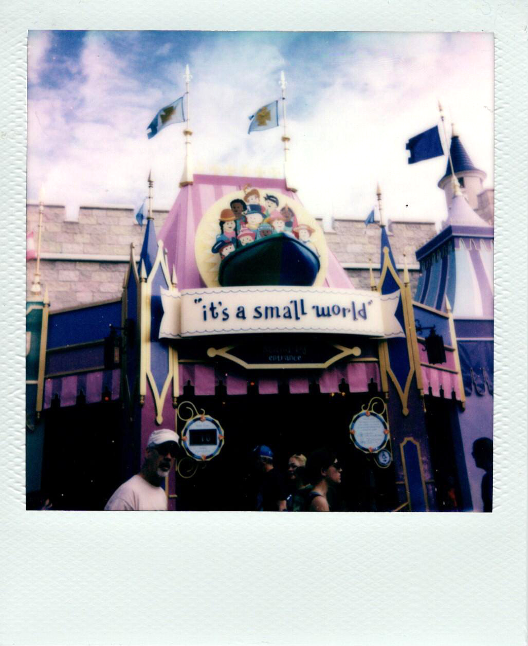 I'm sorry if the song is stuck in your head now. Magic Kingdom, January 2024. <br>Polaroid Now, i-Type film.